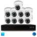 Комплект видеонаблюдения IP 5Мп KIT-A509IPM-POE 9 камер с микрофоном для помещения, питание PoE, ночная съёмка - Комплект видеонаблюдения IP 5Мп KIT-A509IPM-POE 9 камер с микрофоном для помещения, питание PoE, ночная съёмка