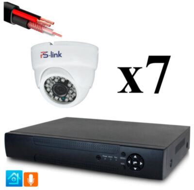 Комплект видеонаблюдения AHD 5Мп KIT-A507HD-MX KIT-A507HD-MX — готовый комплект видеонаблюдения AHD 5 Мп с записью звука для офиса, магазина, склада, коттеджа, кафе или объекта со средней проходимостью.