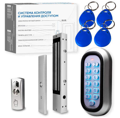 Комплект СКУД Undino KIT-ACP302EM-350 эл. магнитный замок 350кг, RFID Готовый комплект СКУД Undino KIT-ACP302EM-350 — это профессиональное решение для организации автономного контроля доступа с повышенным уровнем антивандальной защиты панели и усиленным запиранием тяжёлых дверей.
