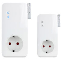 Комплект GSM - Розетка Simpal T4001V2 (1 ведущая + 1 ведомая) работа по расписанию, датчик температу