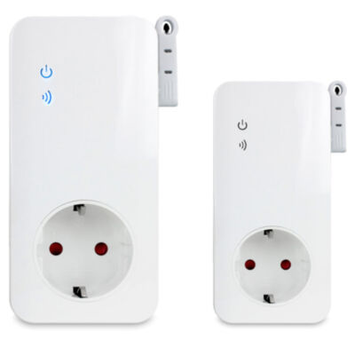 Комплект GSM - Розетка Simpal T4001V2 (1 ведущая + 1 ведомая) работа по расписанию, датчик температу 