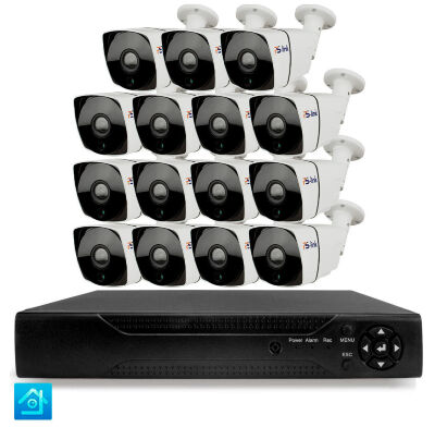 Комплект видеонаблюдения AHD 8Мп KIT-C815HD 15 камер для улицы, ночная съемка, датчик движения Комплект всепогодного 4K AHD-видеонаблюдения KIT-C815HD - это профессиональное решение премиум-класса для наружной установки на объектах с повышенными требованиями к детализации изображения и интеллектуальному анализу: банках, автозаправочных станциях, коттеджных поселках, промышленных предприятиях, логистических центрах, парковках и других территориях, где критически важно различать мельчайшие детали на значительном удалении.