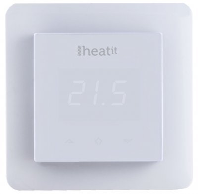 Термостат теплого пола Heatit Z-TRM3 (HEA_9930560) Белый Термостат для регулировки теплого пола Heatit позволяет устанавливать температуру теплого пола не только с телефона или контролера, но и с дисплея на термостате. 
Устройство отличает красивый дизайн, которыйвишется в любой интерьер.