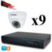 Комплект видеонаблюдения AHD 5Мп KIT-A509HD-MX - Комплект видеонаблюдения AHD 5Мп KIT-A509HD-MX