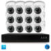 Комплект видеонаблюдения IP 5Мп KIT-A512IPM-POE 12 камер с микрофоном для помещения, питание PoE, ночная съёмка - Комплект видеонаблюдения IP 5Мп KIT-A512IPM-POE 12 камер с микрофоном для помещения, питание PoE, ночная съёмка