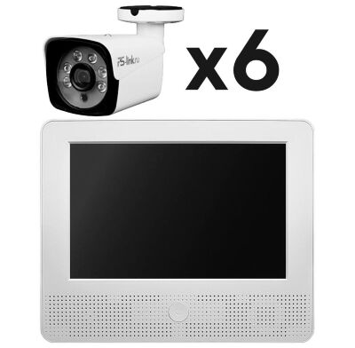 Комплект видеонаблюдения AHD 2Мп KIT-C9206HD 6 камер для улицы, регистратор с монитором KIT-C9206HD — это комплект видеонаблюдения 2 Мп FullHD для улицы, включающий гибридный видеорегистратор A9108HX с монитором, шесть камер AHD, кабель и блоки питания.
