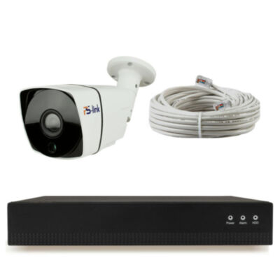 Комплект видеонаблюдения IP Ps-Link KIT-C201IP-POE / 2Мп / 1 камера / питание POE 