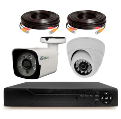 Комплект видеонаблюдения AHD 2Мп Ps-Link KIT-B202HD / 2 камеры 