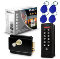 Система СКУД KIT-C1EM-W-B на 1 дверь, Wi-Fi, EM-Marine, 2000 ключей, электромеханический замок