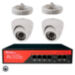Комплект видеонаблюдения IP 5Мп KIT-A502POE-YE-LT 2 камеры с сервисом IPEYE, для ПВЗ, офиса, производства - Комплект видеонаблюдения IP 5Мп KIT-A502POE-YE-LT 2 камеры с сервисом IPEYE, для ПВЗ, офиса, производства