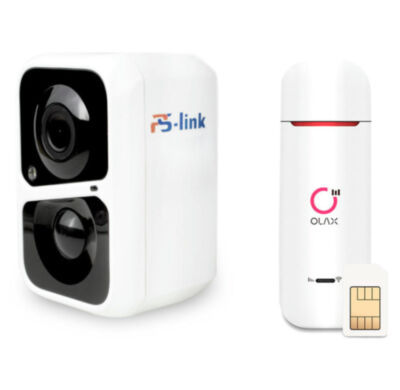 Комплект видеонаблюдения 4G Ps-Link KIT-DB041-4G / 2Мп / 1 камера 