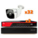 Комплект видеонаблюдения IP Ps-Link KIT-C232IP-POE / 2Мп / 32 камеры / питание POE - Комплект видеонаблюдения IP Ps-Link KIT-C232IP-POE / 2Мп / 32 камеры / питание POE
