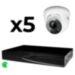 Комплект видеонаблюдения IP 8Мп KIT-A805IP-ST 5 камер для помещения, аналитика, детекция человека, область вторжения - Комплект видеонаблюдения IP 8Мп KIT-A805IP-ST 5 камер для помещения, аналитика, детекция человека, область вторжения