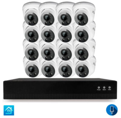 Комплект видеонаблюдения IP 5Мп KIT-A516IPM-POE 16 камер с микрофоном для помещения, питание PoE, ночная съёмка KIT-A516IPM-POE - полноценный комплект видеонаблюдения состоящий из 16 портового IP видеорегистратора c PoE и 16-ти камер видеонаблюдения (купольные для помещений) с микрофоном.