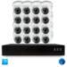 Комплект видеонаблюдения IP 5Мп KIT-A516IPM-POE 16 камер с микрофоном для помещения, питание PoE, ночная съёмка - Комплект видеонаблюдения IP 5Мп KIT-A516IPM-POE 16 камер с микрофоном для помещения, питание PoE, ночная съёмка