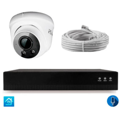 Комплект видеонаблюдения IP 8Мп KIT-A801IPM-POE 1 камера 8Мп с микрофоном для помещения, питание PoE, ночная съёмка KIT-A801IPM-POE - полноценный комплект видеонаблюдения состоящий из 4 портового IP видеорегистратора c PoE питанием и 4K камерой видеонаблюдения (для помещения) с микрофоном.