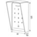Козырёк для панели доступа PS-CH1, UD-ACP303EM, UD-ACP304EM, зеленый PETG, защита от осадков и солнца - Козырёк для панели доступа PS-CH1, UD-ACP303EM, UD-ACP304EM, зеленый PETG, защита от осадков и солнца