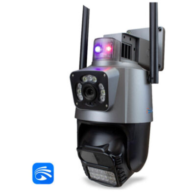 Камера видеонаблюдения WIFI 2Мп WPT10X20HD микрофон, динамик, LED-подсветка, слот microSD, приложение YooSee PS-WPT10X20HD - WIFI камера видеонаблюдения с двумя объективами, поворотной функцией и записью на карту памяти.