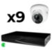 Комплект видеонаблюдения IP 8Мп KIT-A809IP-ST 9 камер для помещения, аналитика, детекция человека, область вторжения - Комплект видеонаблюдения IP 8Мп KIT-A809IP-ST 9 камер для помещения, аналитика, детекция человека, область вторжения