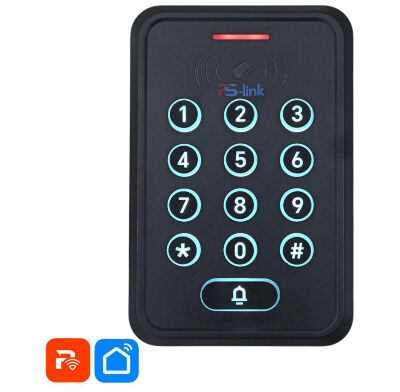 Панель доступа PS-K310EMF кнопочная панель, WIFI, 2000 карт, пластик, для улицы PS-K310EMF — современная и компактная Wi-Fi панель управления доступом, выполненная в стильном черном пластиковом корпусе размером 105?75?22 мм.