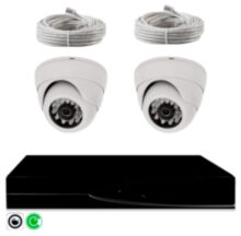 Комплект видеонаблюдения IP 5Мп  KIT-A502IP-YE с облачным сервисом Ipeye, удалённым доступом для ПВЗ, дома, офиса
