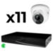 Комплект видеонаблюдения IP 8Мп KIT-A811IP-ST 11 камер для помещения, аналитика, детекция человека, область вторжения - Комплект видеонаблюдения IP 8Мп KIT-A811IP-ST 11 камер для помещения, аналитика, детекция человека, область вторжения