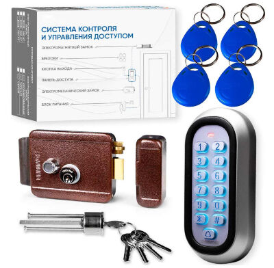 Комплект СКУД Undino KIT-ACP302EM-B эл. механический замок, RFID Готовый комплект СКУД Undino KIT-ACP302EM-B — это эстетичное и надёжное решение для организации автономного контроля доступа на объектах с повышенными требованиями к антивандальной защите и визуальной гармонии с фасадом.