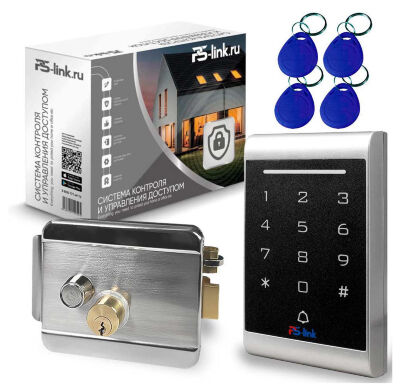 Система СКУД KIT-1203EM-SS на 1 дверь, панель со считывателем RFID 125кГц EM-Marine, замок никелеровка, НЗ тип Комплект СКУД KIT-1203EM-SS — это надёжное и готовое к установке решение для организации контроля доступа на объектах различного назначения.