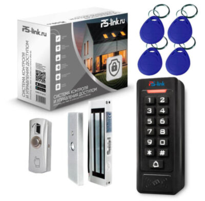 Система СКУД KIT-C1EM-W-180 замок 180 кг, EM-Marine, 2000 ключей, Wi-Fi, приложение Комплект СКУД  KIT-C1EM-W-180 на одну дверь на базе панели с контроллером и удаленным доступом, четырех RFID ключей, кнопкой выхода и магнитного замка с силой удержания порядка 180кг.