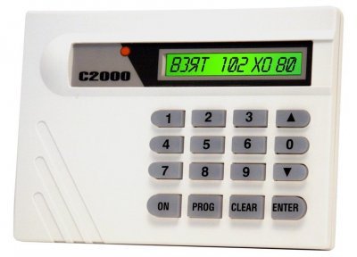 Пульт контроля и управления Болид С2000-К Выдача в интерфейс RS-485 команд на взятие-снятие, предоставление доступа, отображение сообщений