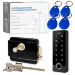 Комплект СКУД KIT-TF3EM-WP-W-B эл. механический замок, RFID, WIFI, отпечаток, защита IP66 - Комплект СКУД KIT-TF3EM-WP-W-B эл. механический замок, RFID, WIFI, отпечаток, защита IP66