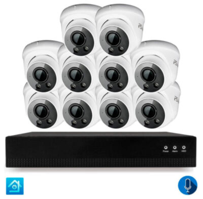 Комплект видеонаблюдения IP 8Мп KIT-A810IPM-POE 10 камер с микрофоном для помещения, питание PoE, ночная съёмка KIT-A810IPM-POE - полноценный комплект видеонаблюдения состоящий из 16 портового IP видеорегистратора c PoE и 10-ти камер 4K видеонаблюдения (купольные для помещений) с микрофоном.
