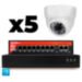 Комплект видеонаблюдения IP 2Мп KIT-A205IP-PL 5 камер, программный датчик движения, удаленный доступ, ночное видение - Комплект видеонаблюдения IP 2Мп KIT-A205IP-PL 5 камер, программный датчик движения, удаленный доступ, ночное видение