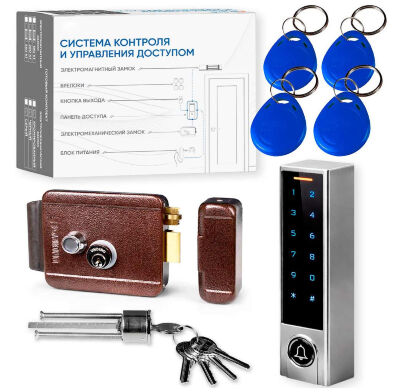 Комплект СКУД Undino KIT-ACP501EM-B эл. механический замок, RFID, WIFI Готовый комплект СКУД Undino KIT-ACP501EM-B — это эстетичное и технологичное решение для организации умного контроля доступа с расширенными возможностями удалённого управления и визуальной гармонией с фасадом.