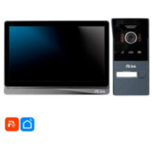 Комплект видеодомофона Ps-Link PS-i840TM IP 8", черный, умный, с WiFi и вызывной панелью