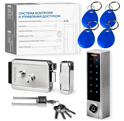 Комплект СКУД Undino KIT-ACP501EM-SS с нержавеющим замком и RFID EM-Marine Готовый комплект СКУД Undino KIT-ACP501EM-SS — это гигиеничное и технологичное решение для организации умного контроля доступа с расширенными возможностями удалённого управления и коррозионностойким исполнением запорного механизма.
