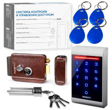 Комплект СКУД Undino KIT-ACP102MF-B эл. механический замок, RFID