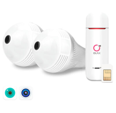 Комплект видеонаблюдения 4G Ps-Link KIT-XMQ302-4G / 3Мп / 2 камеры 