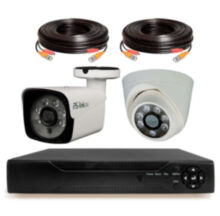 Комплект видеонаблюдения AHD 5Мп Ps-Link KIT-B502HD / 2 камеры