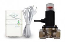 Система контроля утечки газа с клапаном Sapsan GL-100 "Газ-Контроль + Клапан" 3/4"