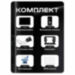 Комплект проводного WIFI видеодомофона KIT-185DP-306IC-B детекция движения, интерком, реле для замка - Комплект проводного WIFI видеодомофона KIT-185DP-306IC-B детекция движения, интерком, реле для замка