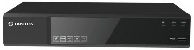 Видеорегистратор 16-ти канальный Tantos TSr-UV1622 Eco (AHD/ (CVBS)/ TVI/ CVI/ IP) 16 видеовходов, 6 каналов звука, AHD/ (CVBS)/ TVI/ CVI/ IP (до 2 Mpx), 2 HDD (ёмкостью до 8 Тб)