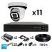 Комплект видеонаблюдения AHD 5Мп KIT-A511HDC 11 камер для помещения с LED-подсветкой, без микрофона - Комплект видеонаблюдения AHD 5Мп KIT-A511HDC 11 камер для помещения с LED-подсветкой, без микрофона
