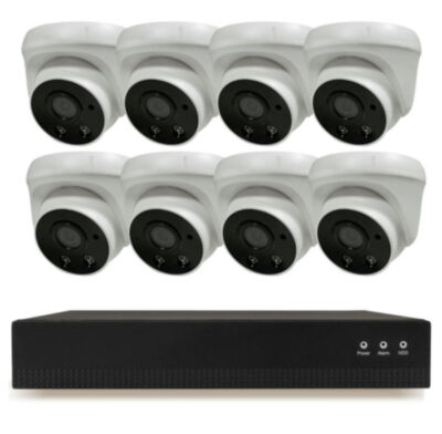 Комплект видеонаблюдения IP Ps-Link KIT-A208IPM-POE / 2Мп / 8 камер / запись звука 