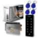 Система СКУД KIT-T1202EM-WP-W-SSM никелерованный замок тип НЗ, сенсорная панель, RFID 125кГц, WIFI модуль, приложение - Система СКУД KIT-T1202EM-WP-W-SSM никелерованный замок тип НЗ, сенсорная панель, RFID 125кГц, WIFI модуль, приложение