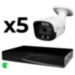 Комплект видеонаблюдения IP 8Мп KIT-C805IP-ST 5 камер для улицы, умная аналитика, детекция человека, детекция автомобиля, область вторжения - Комплект видеонаблюдения IP 8Мп KIT-C805IP-ST 5 камер для улицы, умная аналитика, детекция человека, детекция автомобиля, область вторжения