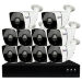 Комплект видеонаблюдения IP 8Мп KIT-C810IP-POE 10 камер с ночной съемкой для улицы, с датчиком движения, питание PoE - Комплект видеонаблюдения IP 8Мп KIT-C810IP-POE 10 камер с ночной съемкой для улицы, с датчиком движения, питание PoE