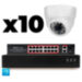 Комплект видеонаблюдения IP 8Мп KIT-A810IP-PL 10 камер для помещения, программный датчик движения, удаленный доступ, ночное видение - Комплект видеонаблюдения IP 8Мп KIT-A810IP-PL 10 камер для помещения, программный датчик движения, удаленный доступ, ночное видение