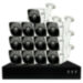 Комплект видеонаблюдения IP Ps-Link KIT-C813IP-POE / 8Мп / 13 камер / питание POE - Комплект видеонаблюдения IP Ps-Link KIT-C813IP-POE / 8Мп / 13 камер / питание POE