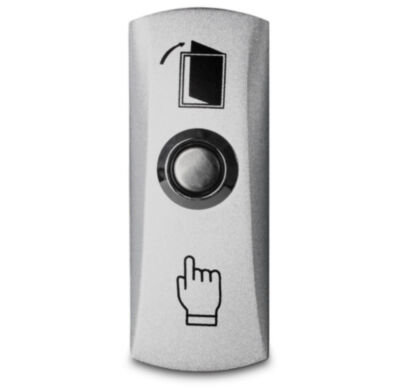 Кнопка выхода Ps-Link PS-OP02L металл, НО контакт, подсветка Металлическая кнопка выхода для СКУД.